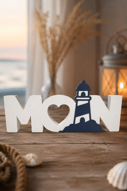 Moin mit Leuchtturm