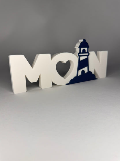 Moin mit Leuchtturm